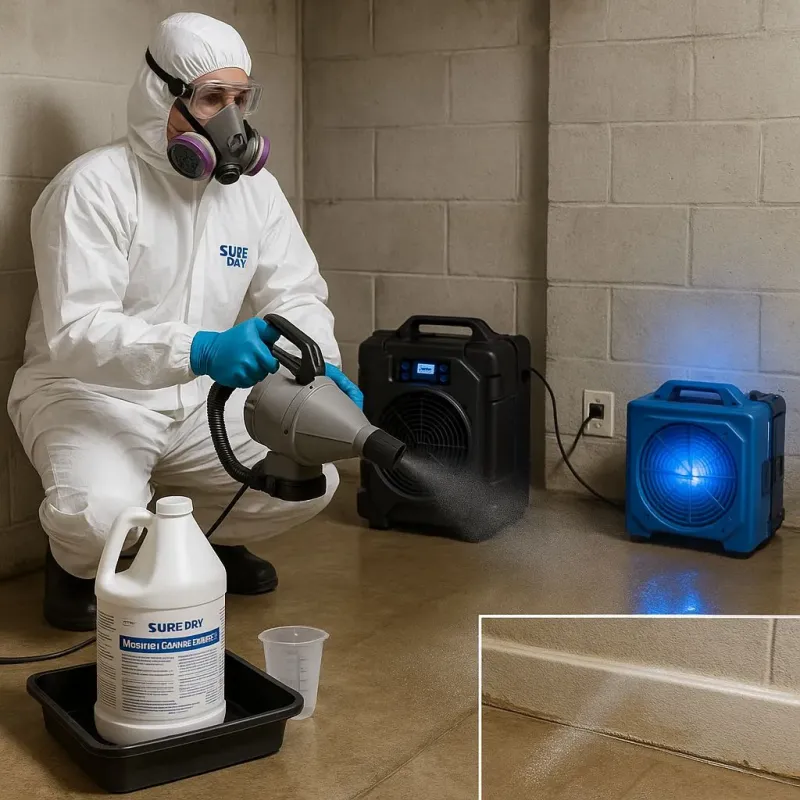 Sanitization and Odor Removal process in North Andrews Gardens, FL